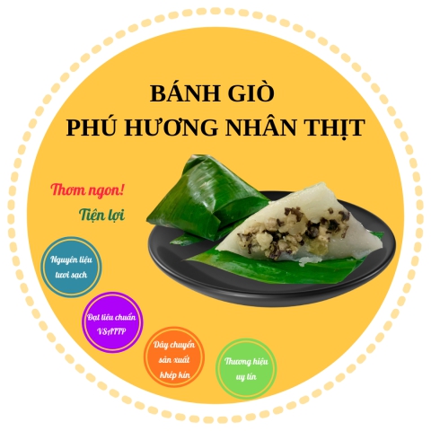 Bánh giò Phú hương nhân thịt